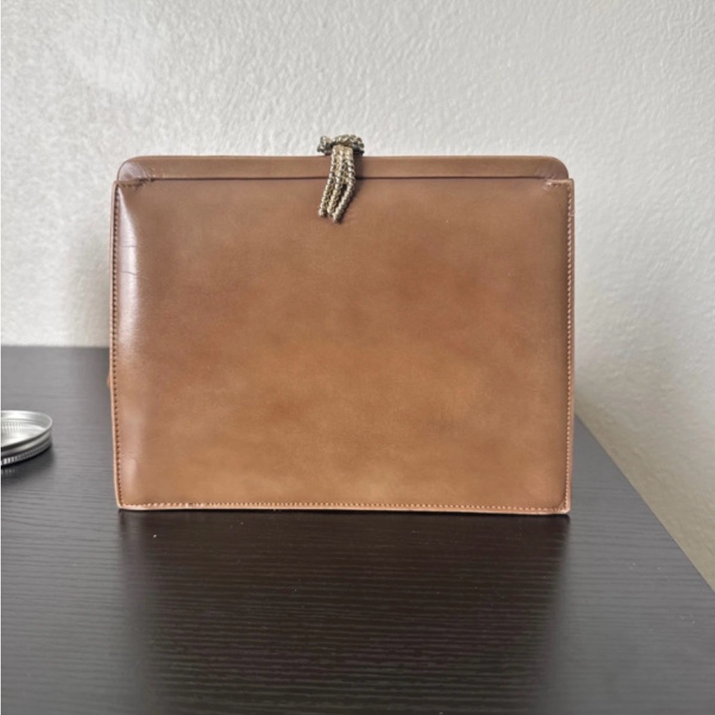 Andrew Geller Brown Clutch
